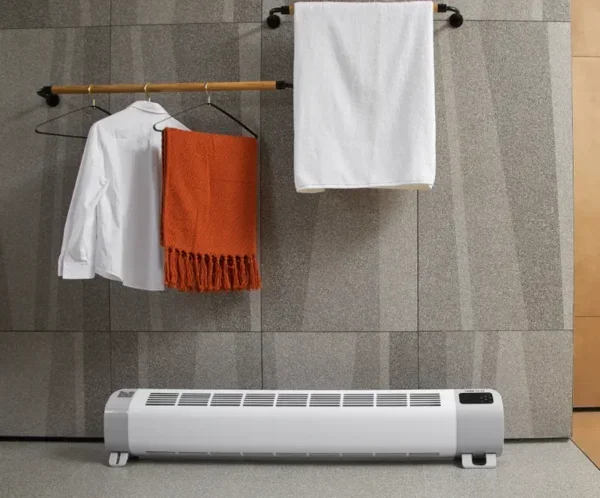 Baseboard Heater, 2200w, Wall, Portable, Aluminum - view 3