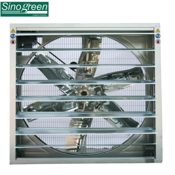 Basement Greenhouse Fan, 380V, Stainless Steel - view 2