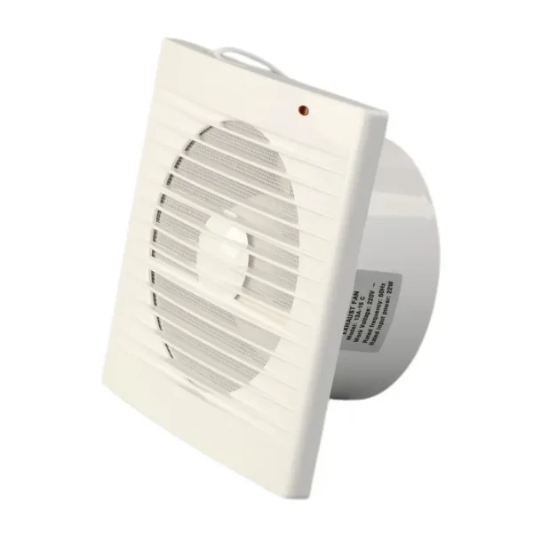 Bathroom Air Smoke Extractor, Wall, Inline, Plastic - view 2
