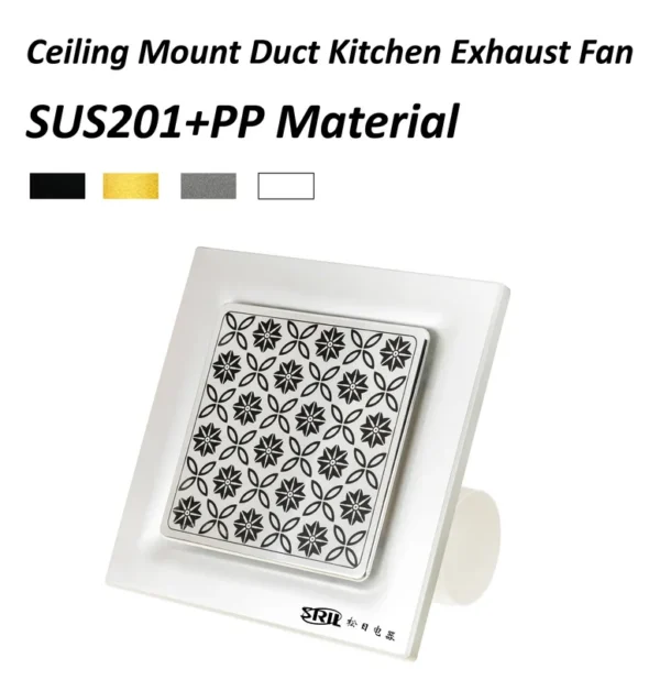 Bathroom Exhaust Fan, 10-Inch, 165, CFM, 30W