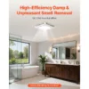 Bathroom Exhaust Fan, 130, CFM, LED, Ceiling - view 3