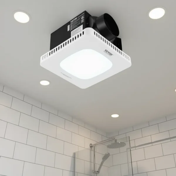 Bathroom Exhaust Fan, Ceiling, 120V - view 2