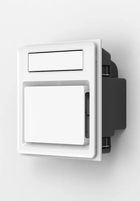Bathroom Exhaust Fan, Ceiling, 220V, 3-Year - view 3