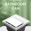 Bathroom Exhaust Fan, Ceiling, 220V, 3-Year - view 4