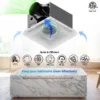 Bathroom Exhaust Fan, Ceiling, Wall, 50-100, CFM - view 2