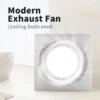Bathroom Exhaust Fan, LED, Ceiling - view 3