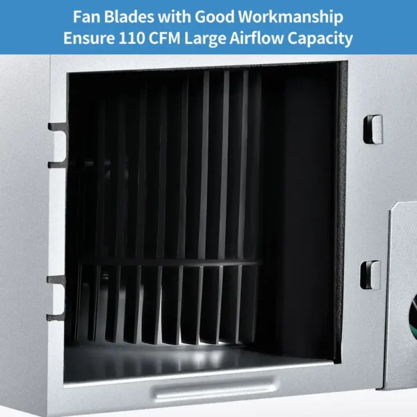 Bathroom Exhaust Ventilation Fan, 110, CFM, Ceiling - view 4