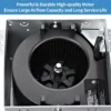 Bathroom Exhaust Ventilation Fan, 110, CFM, Ceiling - view 5