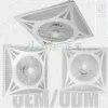 Bathroom Extractor, Ceiling, Electric, Plastic - view 3