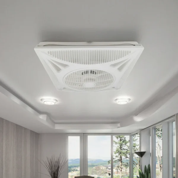 Bathroom Extractor, Ceiling, Electric, Plastic - view 5