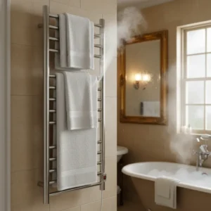 Bathroom Towel Warmer, Wall, Aluminum, NO
