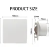 Bathroom Ventilation Exhaust Fan, 220V, 50Hz - view 3