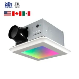 Bathroom Ventilation Exhaust Fan, 50-80-100, CFM, Ceiling