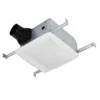 Bathroom Ventilation Fan, 100CFM, Electric, Plastic