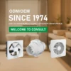 Bathroom Ventilation Fan, Ceiling, welcome to consult, Plastic - view 2