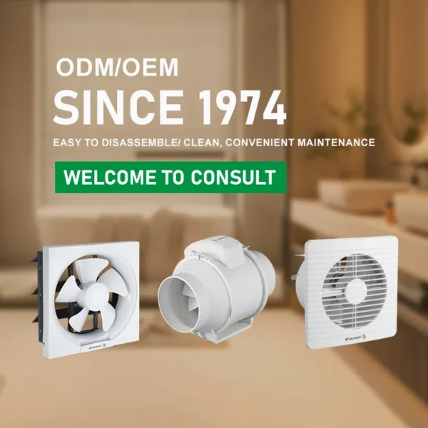 Bathroom Ventilation Fan, Ceiling, welcome to consult, Plastic - view 2