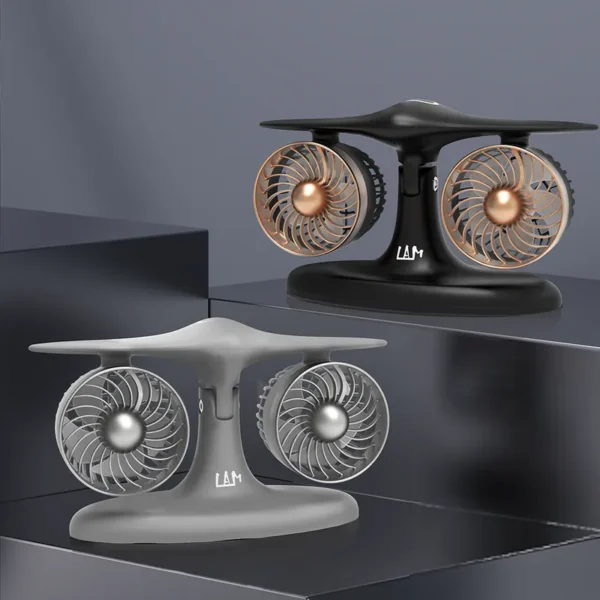 Battery Desktop Fan, Portable, 5V, USB - view 2