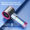 Battery-powered Handheld Fan, Portable, LCD, 100-Speed - view 2