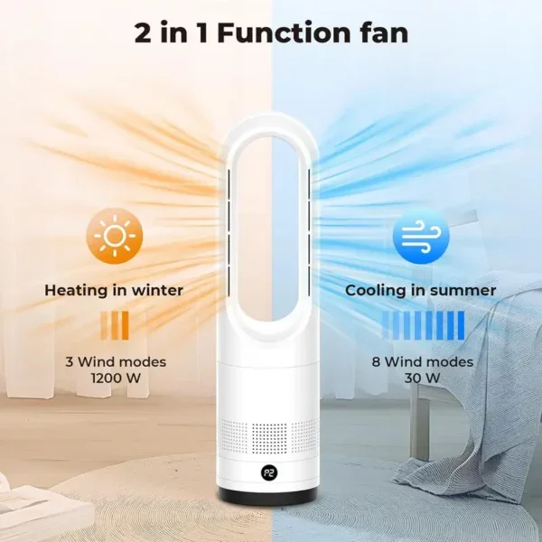 Bedroom Cooler, LED, 1200W, Plastic