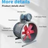 Belt-driven Industrial Axial Fan, Explosion-Proof, Other - view 3