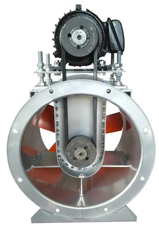 Belt Driven Ventilation Fan, Axial, 110, aluminum - view 3