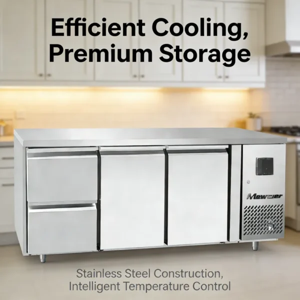 Beverage Cooler, Stainless, Steel, 420L, 4-Shelf - view 2