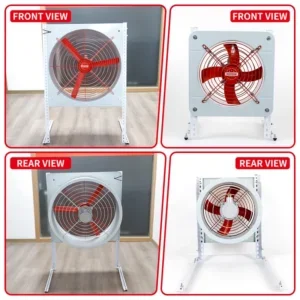 Bfag-300 Explosion-proof Axial Fan, 220V, Aluminum, Wall