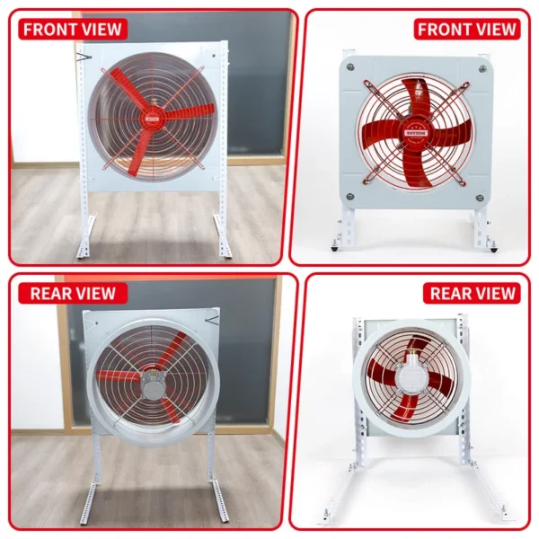 Bfag-300 Explosion-proof Axial Fan, 220V, Aluminum, Wall