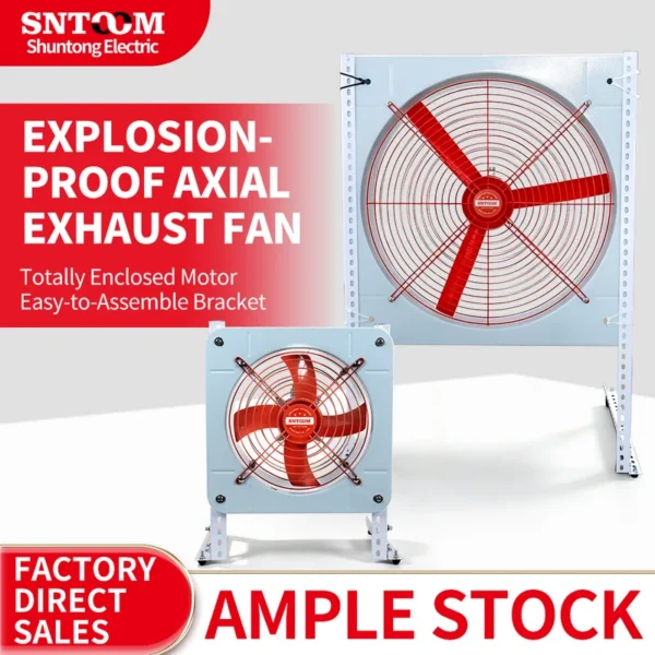 Bfag-300 Explosion-proof Axial Fan, 220V, Aluminum, Wall - view 2
