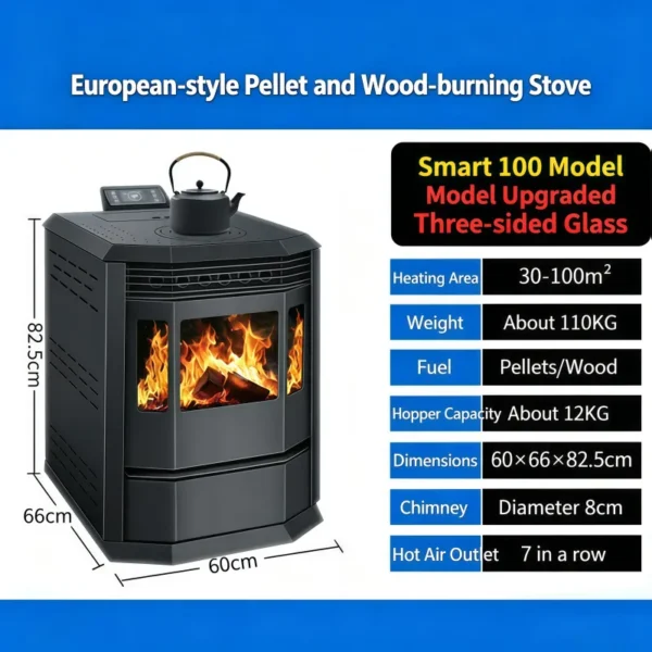 Biomass Pellet Heating Stoveenergy, 7kW-240kW - view 2