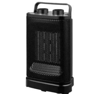 Black Electric Fan, 1500W, PTC, 249