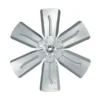 Blade Curved Fan, 150mm, galvanized, galvanized three - view 2