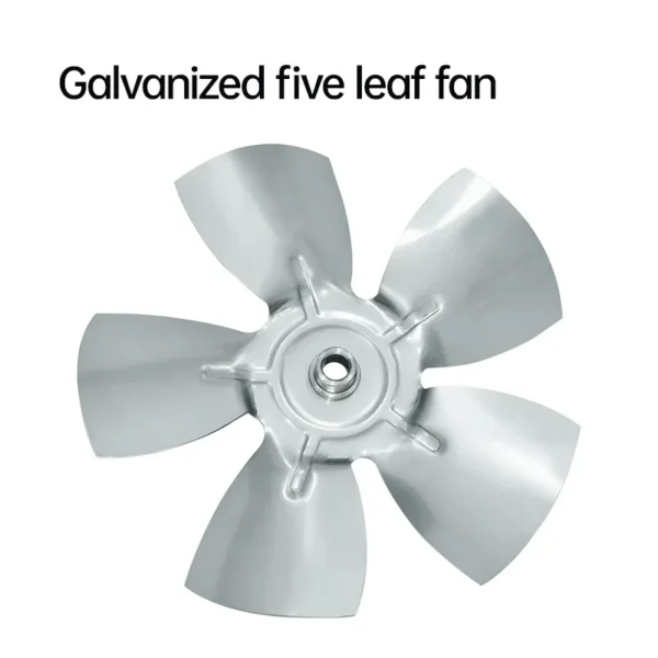 Blade Curved Fan, 150mm, galvanized, galvanized three - view 5
