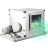 Blade Radial Duct Fan, Stainless, Steel