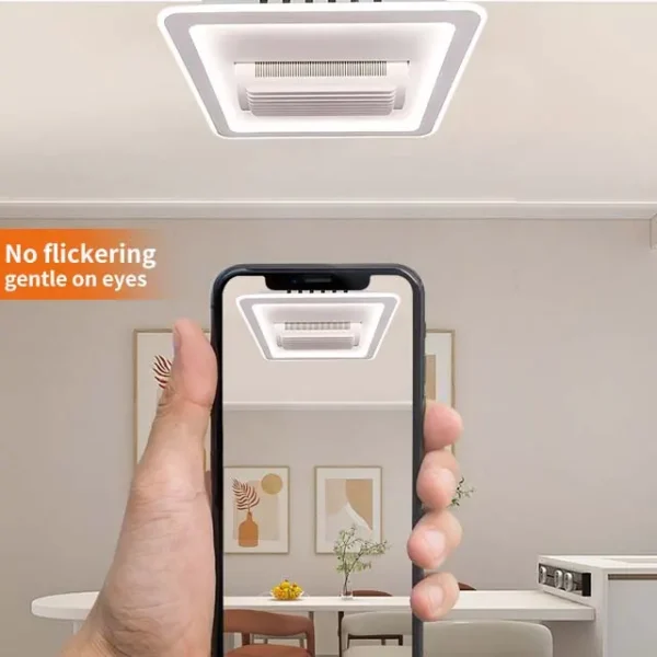 Bladeless Ceiling Fan, 6-Speed, Plastic+Metal - view 5