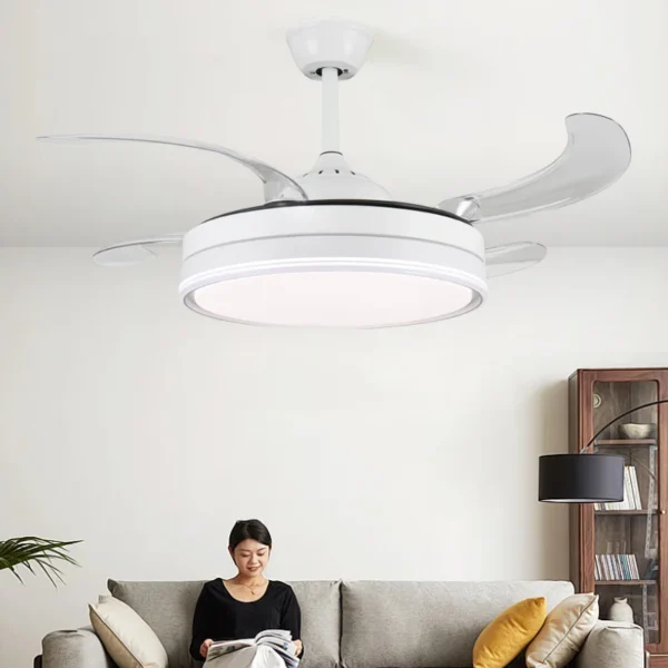 Bladeless Ceiling Fan, LED, AC85-265V 50, 4 pc - view 3