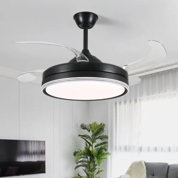 Bladeless Ceiling Fan, LED, AC85-265V 50, 4 pc - view 4