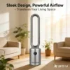 Bladeless Electric Floor Fan, ABS, 55w(0.07hp) - view 2