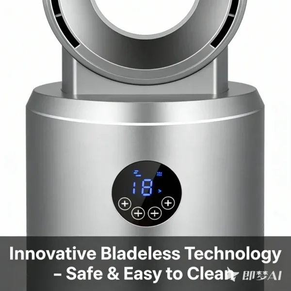 Bladeless Electric Floor Fan, ABS, 55w(0.07hp) - view 6