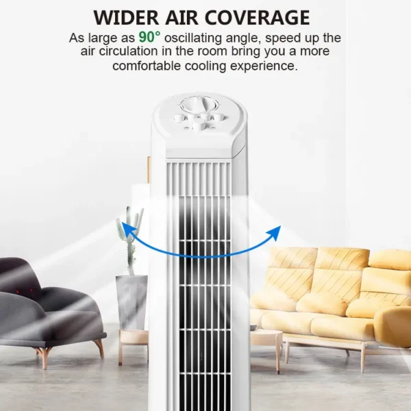 Bladeless Electric Tower, 220V, 220-240, 45 - view 6