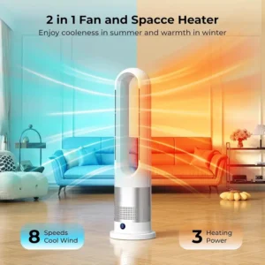 Bladeless Fan, 1200W, 110-240V
