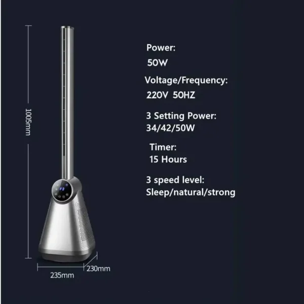 Bladeless Fan, 39inch, 3-Speed - view 4