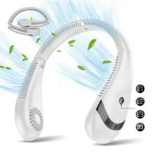 Bladeless Neck Fan, LED, Portable