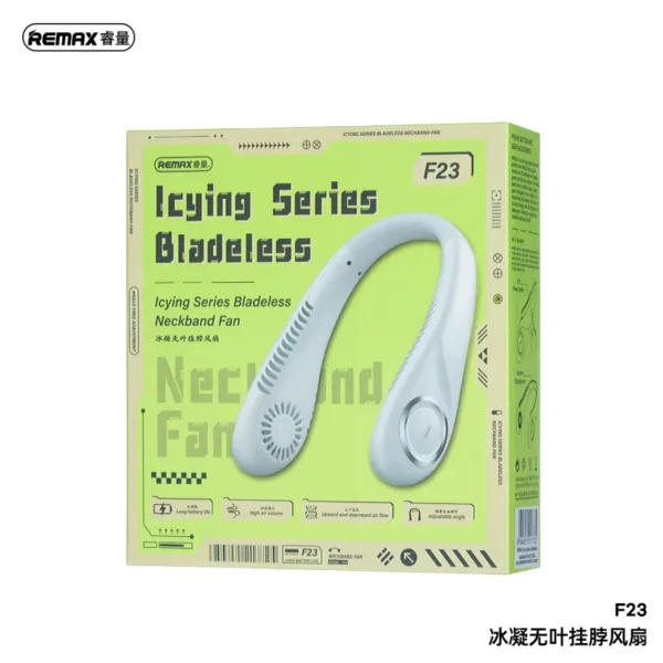 Bladeless Neck Fan, REMAX, F23, 5000mAh, 5H - view 3