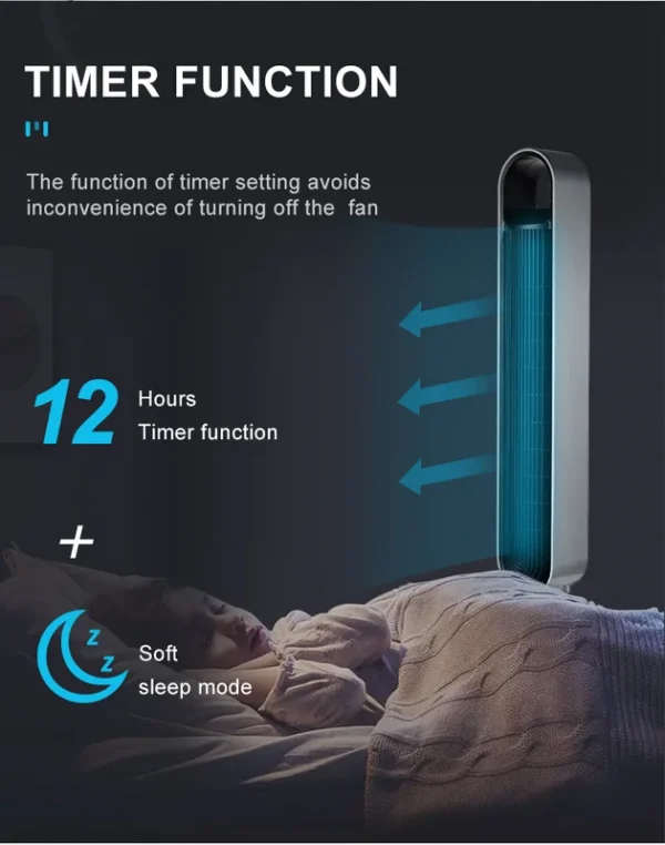 Bladeless Smart Tower, ETL, Plastic - view 3