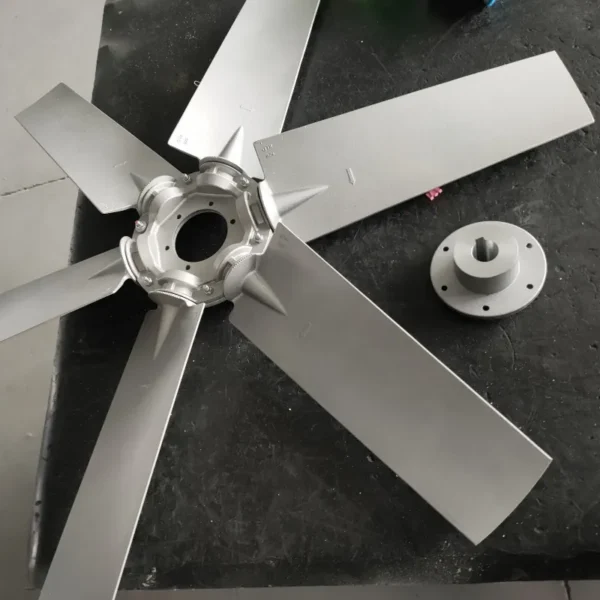 Blades Axial Fan, Aluminum, Cast, P5Z - view 6