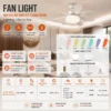Blades Ceiling Fan, RGB, Wall - view 4