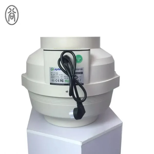 Blades Duct Booster Fan, Plastic, Centrifugal, 120V/220V - view 2