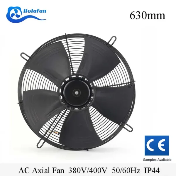 Blades External Rotor Motor, 630mm, 380V/400V, Steel, Axial