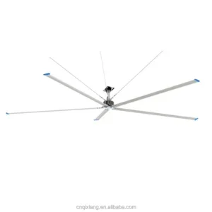Blades Industrial Hvs Fan, 10ft, 3m, Aluminum, HVLS